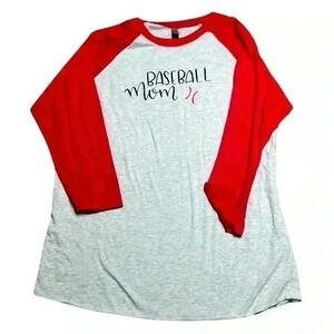 Baseball mom size M Long sleeve tee NWOT